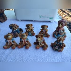 Adorable Bear Figurine Set- Home Interior